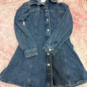Zara Blue Denim Kids dress